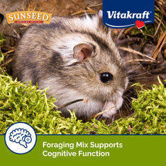 Sunseed Vita Prima omega-3 fibre naturelle, peut soutenir énergie et pelage doux.