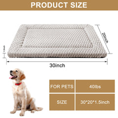 SUNSHE Tapis-lit chien dos doux, chaleur uniforme pour le couchage.