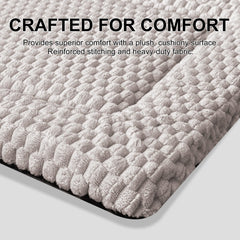 SUNSHE Tapis chien épaisseur 1,5 pouce pour un soutien cosy.