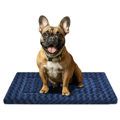SUNSHE Tapis-lit chien peluche : confort chaleureux pour repos quotidien.