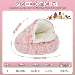 SUOXU donut-douillet rose, chaleur douce pour les jours froids.