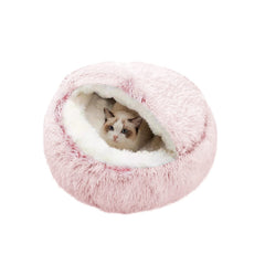 SUOXU lit-chat anti-anxiete cabane peluche rose, refuge rassurant.