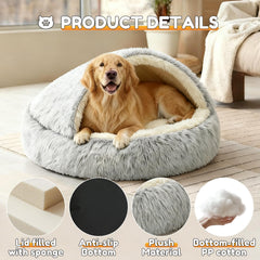 suoxu couverture douce peluche pour lit chien, chaleur réconfortante.