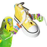 Beaker Sneaker de Super Bird Creations, sneaker mini coloré, stimulation visuelle et jeu interactif.