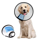 Collier conique Supet après chirurgie, ajustable et sûr pour chien.