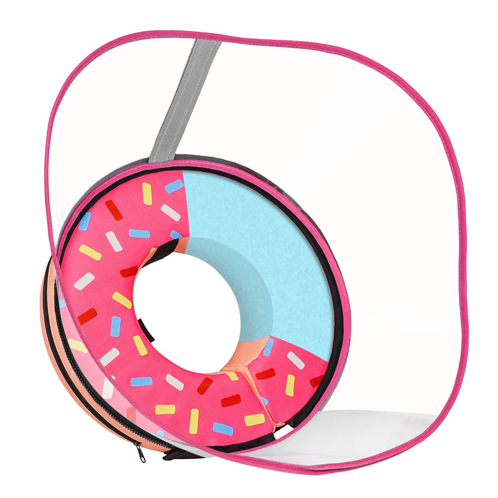Collier donut Supet pour rééducation après chirurgie canine, confort et soutien.