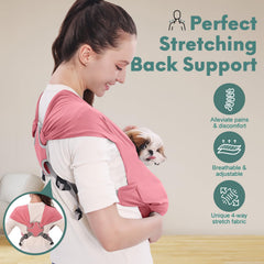 Sangles épaules doublées du Supet sling pour une répartition du poids et moins de tension.