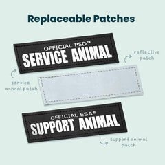 Support Pets harnais ESA rembourré pour un confort pendant l entraînement