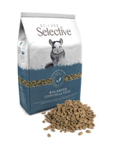 Supreme Petfoods chinchilla face avant montrant alimentation complète