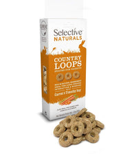 Supreme Petfoods Selective Naturals Country Loops vue d’ensemble, aliment équilibré pour petits herbivores.