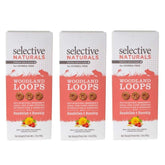 Supreme Petfoods Woodland Loops – boîte de 80 g pour cochons d'Inde et lapins, fibre naturelle.