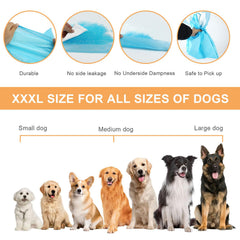 SUPRONLOVE pads chien 31x55 absorption rapide pour les accidents domestiques.
