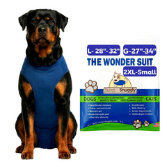 Surgi-Snuggly manteau récupération chien - vue dos, protection des plaies et confort.