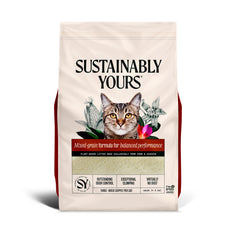 Sustainably Yours litière naturelle à grains mélangés: absorption efficace et poussière réduite.