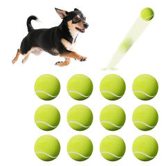 Balle tennis susu & wuwu 2 pouces pour petits chiens et jeu de rapport