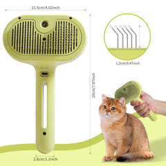 Brosse susu et wuwu, nettoyage rapide grâce au bouton de libération, poils faciles à retirer.