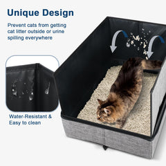Suzzipaws fond rigide imperméable, offre stabilité sur la banquette.