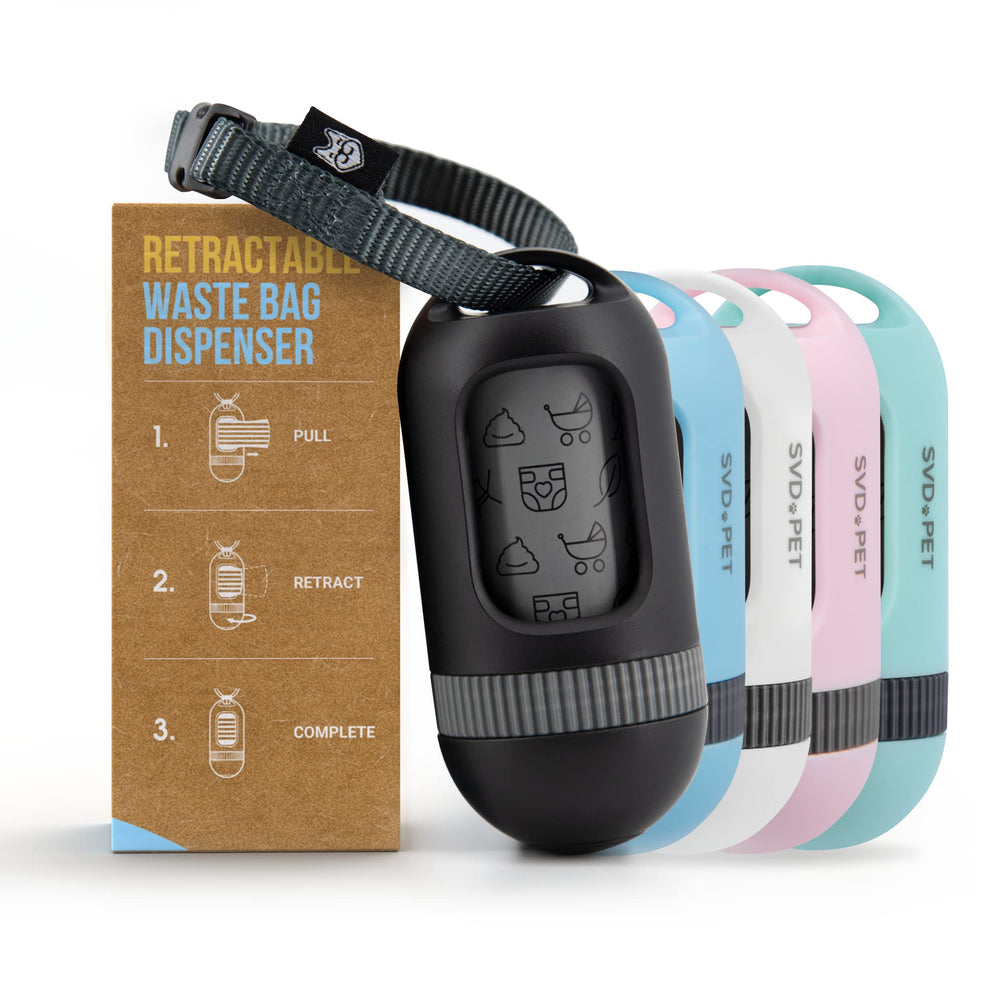 SVD.PET distributeur à crottes pour chien, grande ouverture facilitant l’extraction des sacs