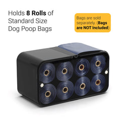 Distributeur SVD.PET avec 8 rouleaux, offre une autonomie lors des longues balades.