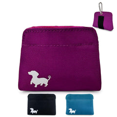 Swaggly poche friandises extra petit rose avec clip ceinture, pratique et propre