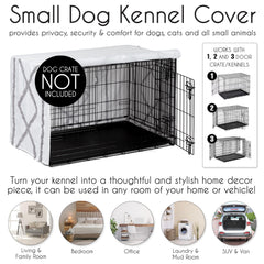 Sweet Jojo Designs design minimaliste pour cage de chien espace confortable.