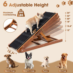 SweetBin rampe chien canapé-hauteurs ajustables pour monter sur le canapé