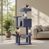 Sweetcrispy Arbre à chat 44 pouces – base renforcée pour stabilité lors des jeux