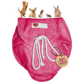 Sweet Goodbye Cloud: pochette en laine merino rose pour envelopper avec douceur.