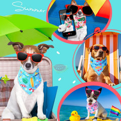 Sweetude bandanas hawaïens avec pastèque, motif frais pour l'été.