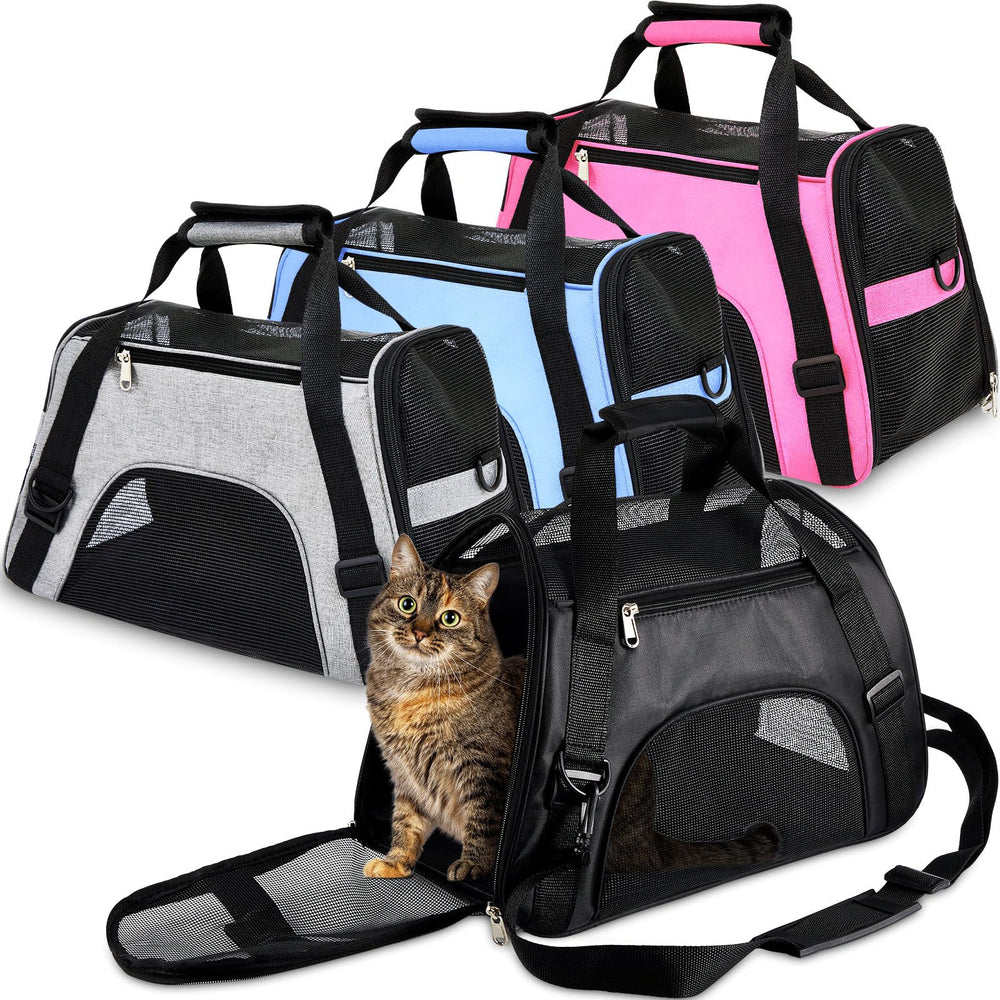 Sac Sweetude rose pour chat, transport portable et confortable.
