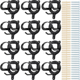Swess porte-accessoires équestres mural – 12 crochets pour harnais bien ordonnés