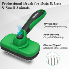 Swihauk brosse design doux pour le confort de l-animal