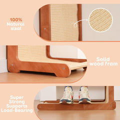 Sxtglxr Griffoir chat sisal naturel durable, idéale pour l’entretien des griffes.