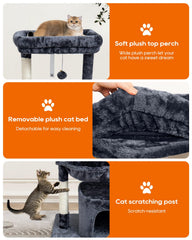 SYANDLVY arbre-chat colonnes-griffades-sisal : satisfait llinstinct de griffage et protection du mobilier