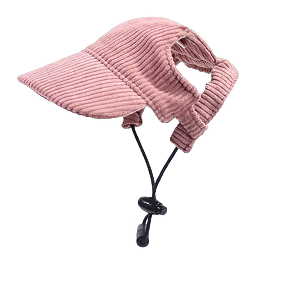 Chapeau Symphonyw pour chien avec visière rose, protection solaire pratique.