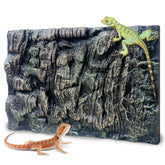 Panneau Sysmashing roche 3D pour terrarium, surface réaliste pour reptiles.