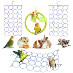 Sysmashing reseau grimpe oiseau: divertissement sain pour petits animaux.