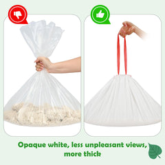 SZEE sac-litière adapté au tiroir de déchets 10x15, facile à insérer