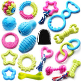 Jouets SZKOKUHO ensemble 17 pièces pour petits chiens — stimulation et amusement.