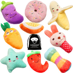 Jouet SZKOKUHO étoile peluche, divertissant et apaisant pour petits chiens.