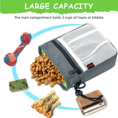 Poche SZO porte-travail chien: 3 modes de portage pour l’entraînement mobile.