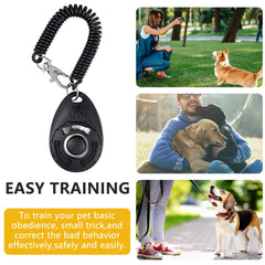 SZO clicker intégré chien, pratique pour l'entraînement et le dressage.