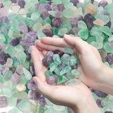Galet fluorite pour aquarium T4U, apporte couleur et texture à votre décor aquatique.