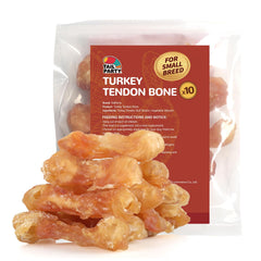 TailParty Tendons de dinde – paquet pour petits chiens, friandise durable pour l'entraînement.