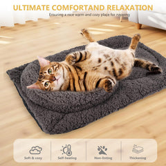 TailTastic moelleux fleece-chat, matière chaude et douce pour les siestes.