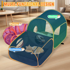 TailTastic tente chat maillage respirant ventilation idéale intérieur extérieur