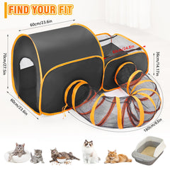 TailTastic tente chat Oxford durable pour usage intérieur et extérieur
