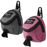 Pochette Talltalk rose pour croquettes et friandises, pratique lors des promenades.