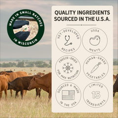 Tally's Ranch sachet boeuf lyophilisé 2-lb – format pratique pour l'alimentation quotidienne.