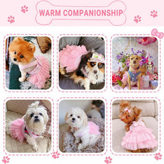 Robe-chien TAPBULL usage-quotidien rose, pratique et légère pour tous les jours.
